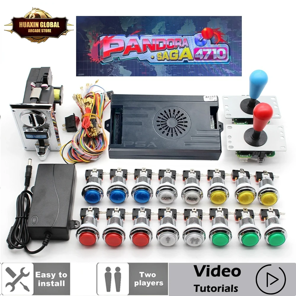 2 Player 4710 in 1 Pandora Sag - Trackball Controller Arcade ulasan dan harga